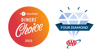 Open Table and AAA Four Diamond Logos